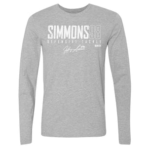 Jeffery Simmons Men's Long Sleeve T-Shirt | 500 LEVEL